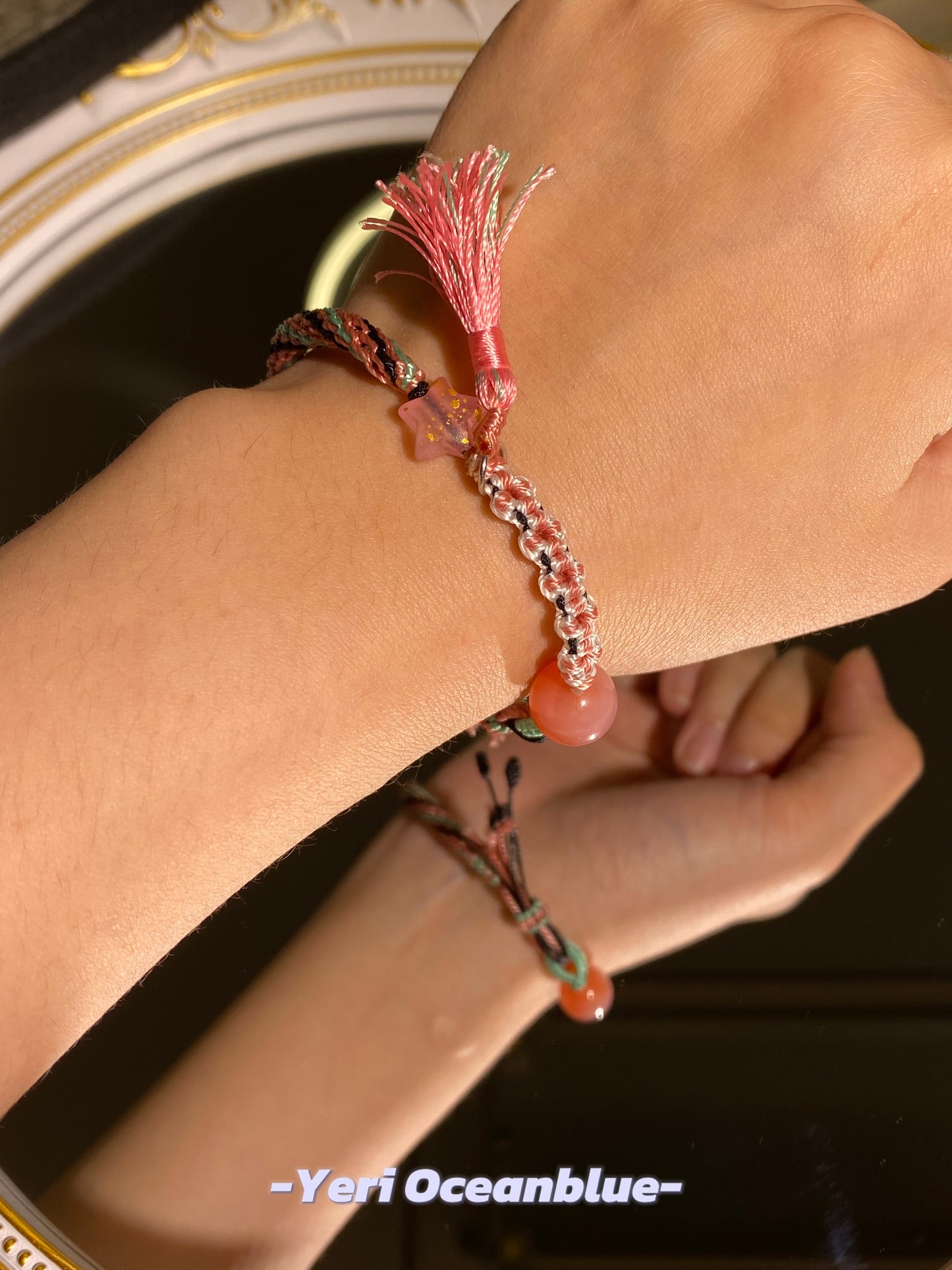 Nezuko impression braided bracelet