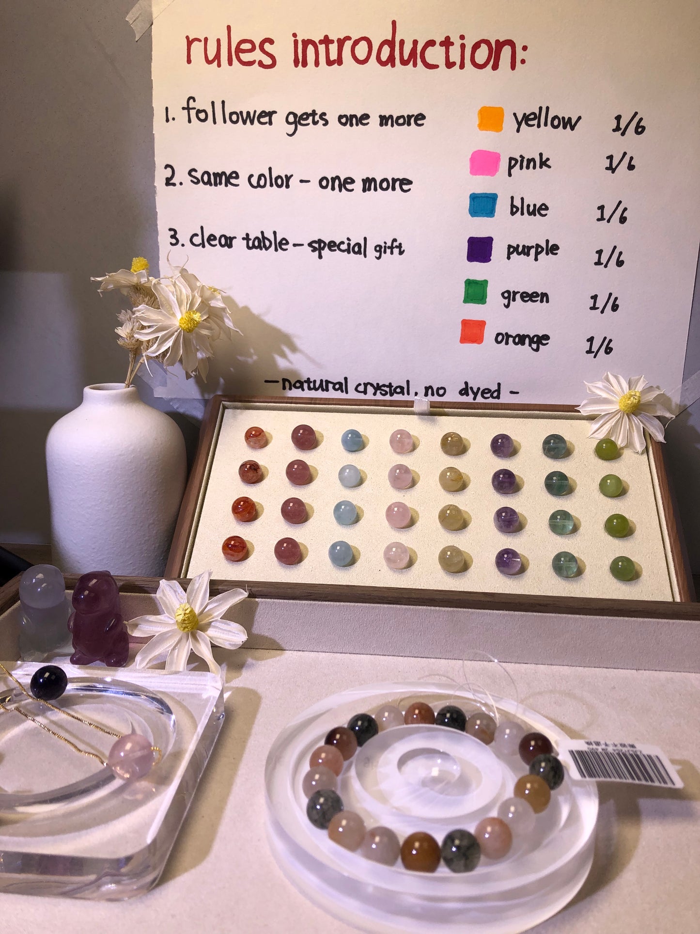 Pair Matching | Natural Crystal Beads