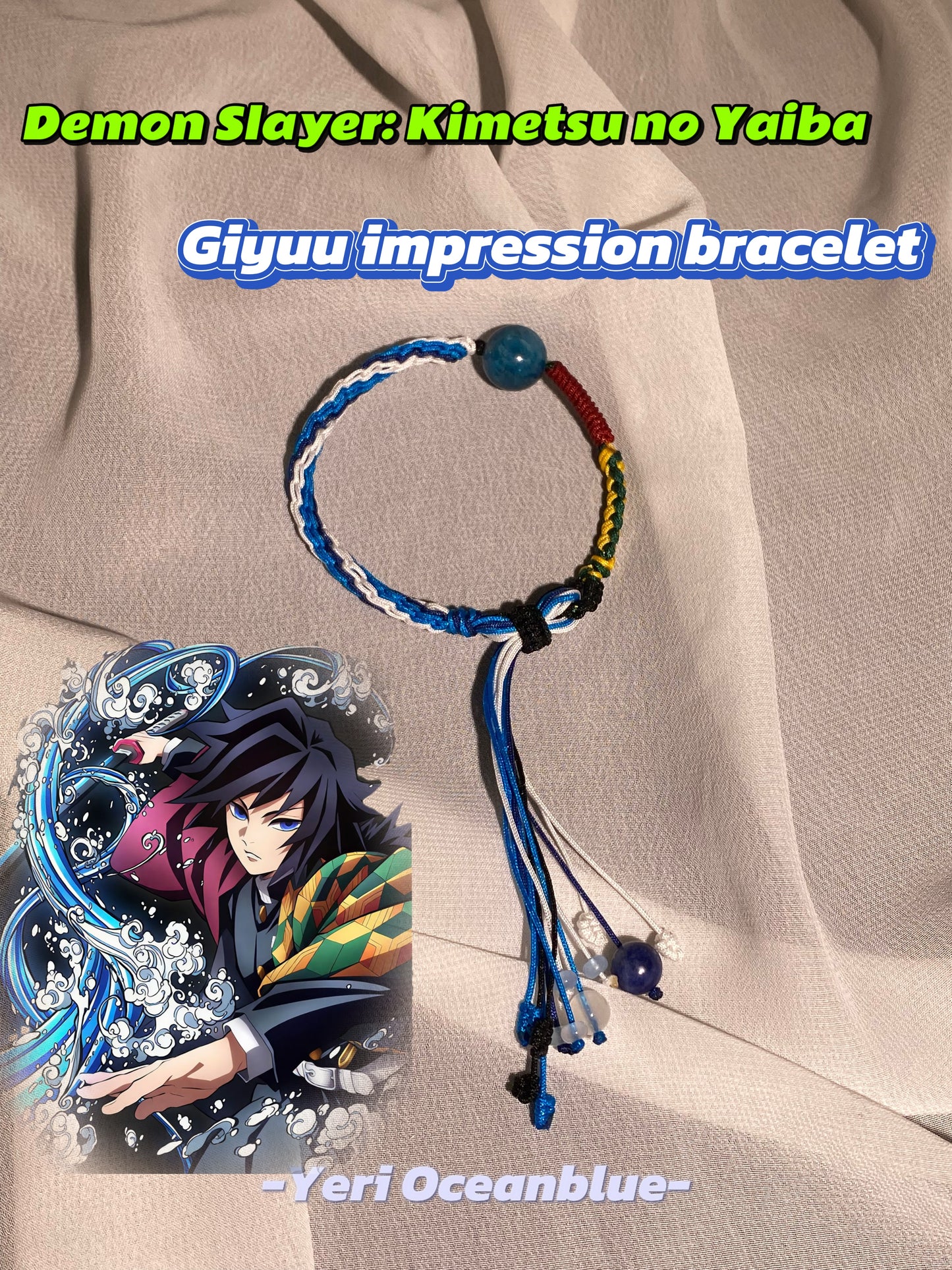 Giyuu impression bracelet