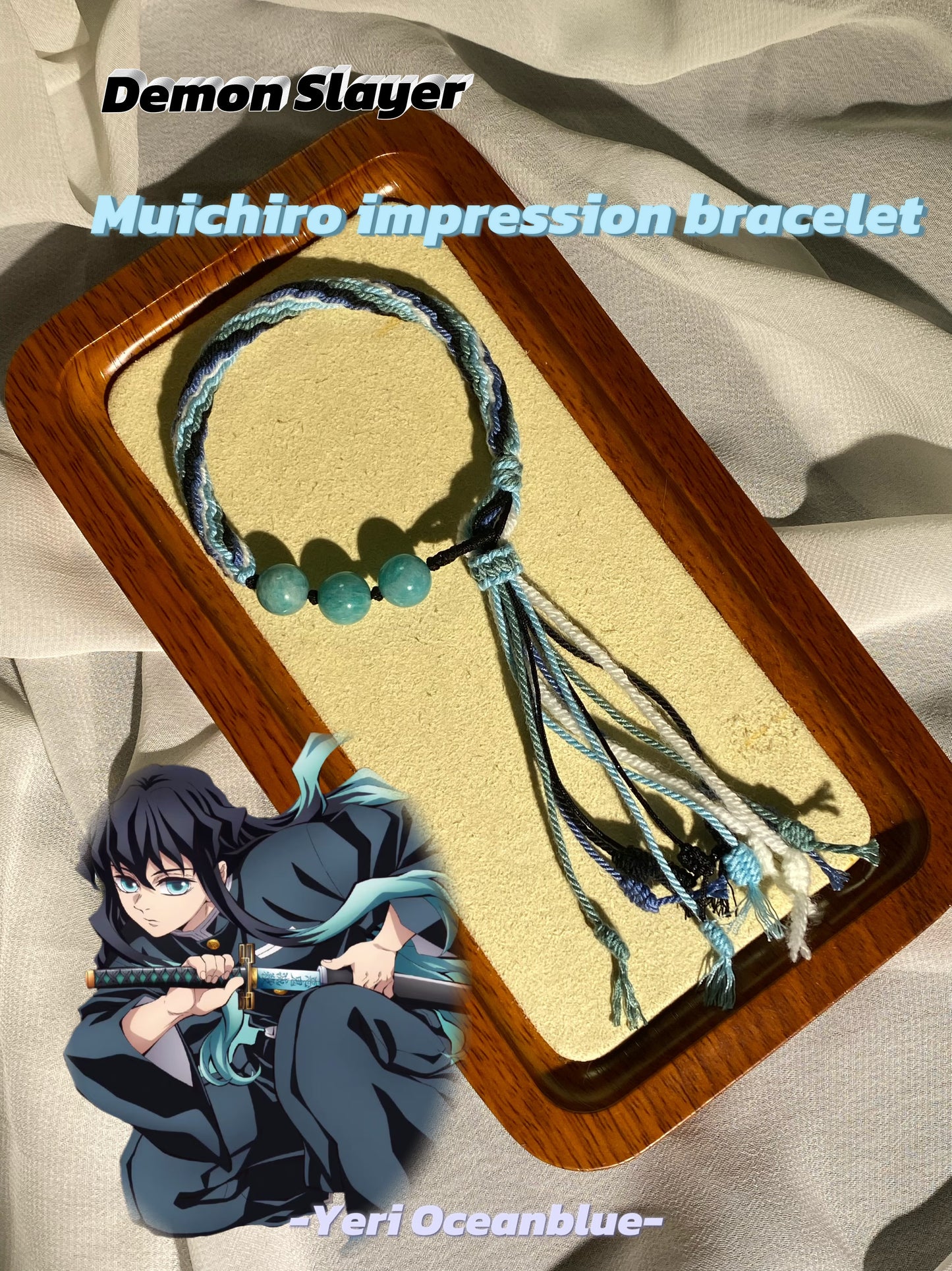 Muichiro impression bracelet
