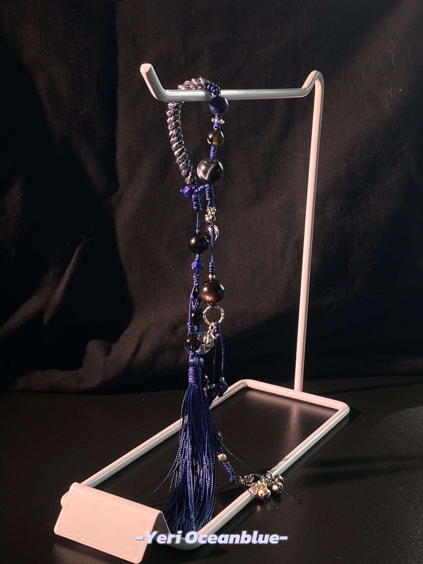 Blue Mountain | handmade bag charm/ car hanging
