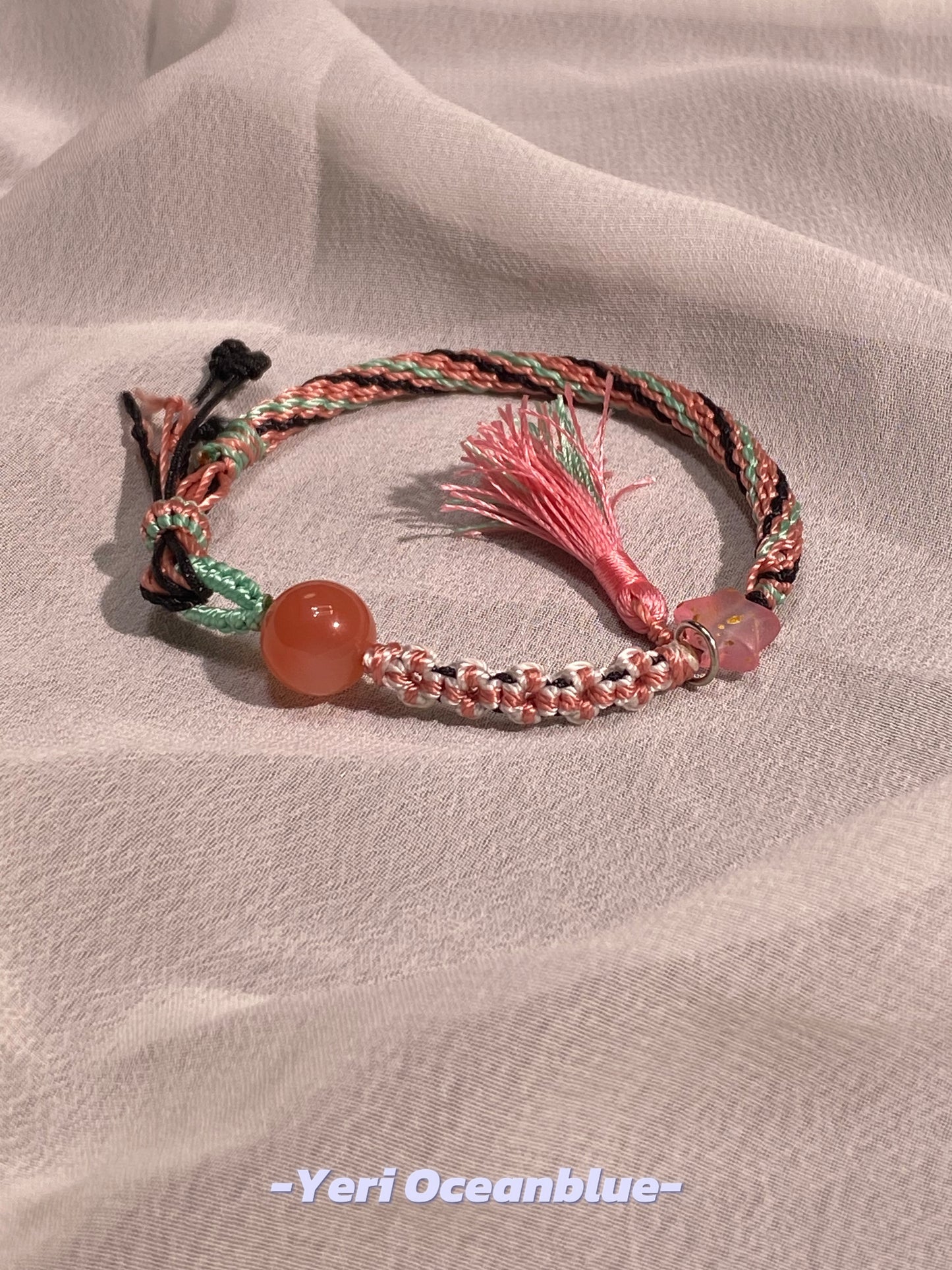 Nezuko impression braided bracelet