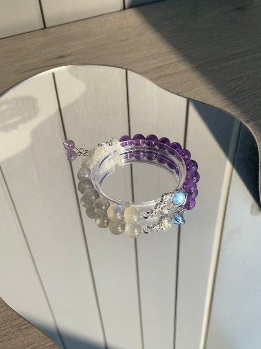 INFJ Insight Bracelet – Labradorite & Amethyst